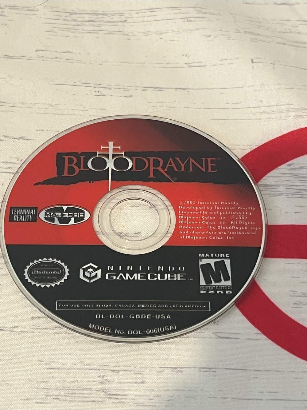 BloodRayne Nintendo GameCube Game Disc Only Tested Working
